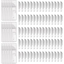 HARFINGTON 150pcs Exacto Knife Blades #10 Hobby Knife Replacement Blades Refills