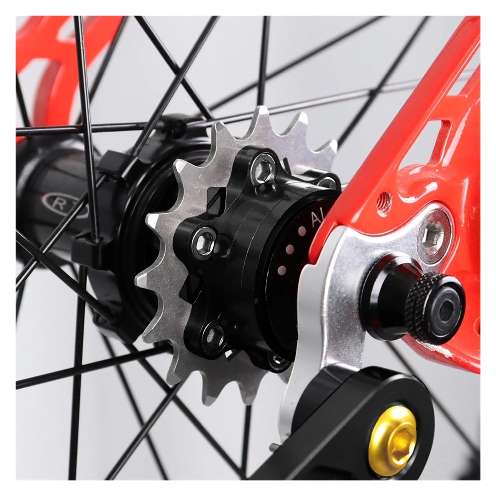 Geeignet für Mountainbike-Kassette, Freilauf-Umrüstsatz, Schwungrad-Ritzel, Geschwindigkeit Kettenrollenspanner(16T)