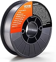 Vista 11 de VEVOR Flux Core - Cable de soldadura MIG, E71T-GS 0.03 pulgadas, 2 libras, alambre de soldadura de acero suave sin gas con salpicaduras bajas