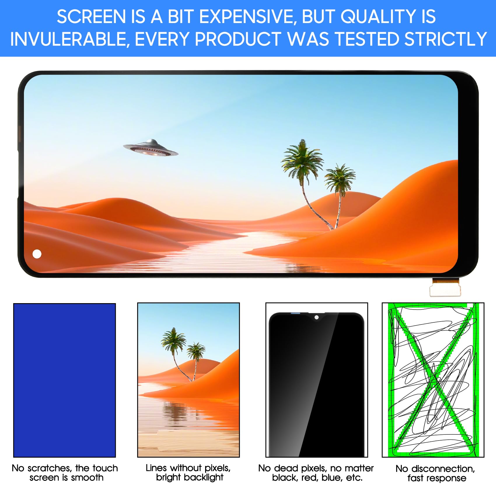 Amazon.com: TFT for Oneplus Nord 2 5G Screen Replacement for