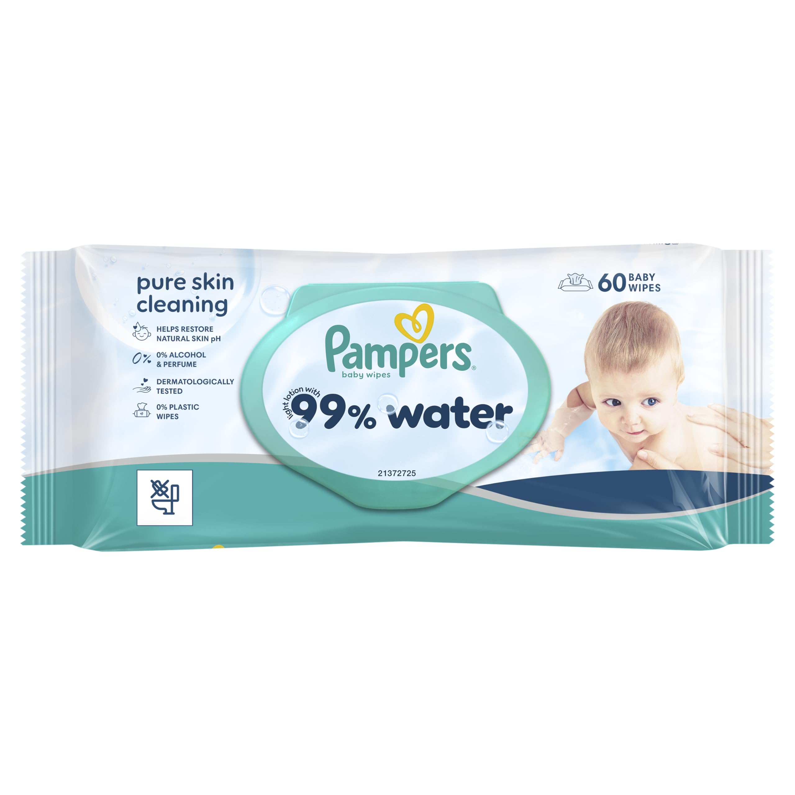 Pampers Water Wipes 1x60pk