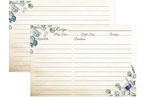 The Perfect Bridal Recipe Cards for Lasting Culinary Memories