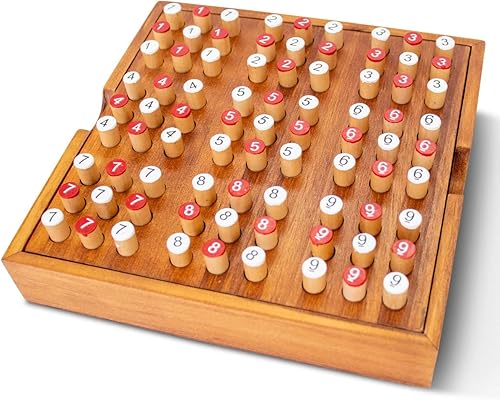 BrainCandy Juegos de Viajes de Madera (Pachisi)