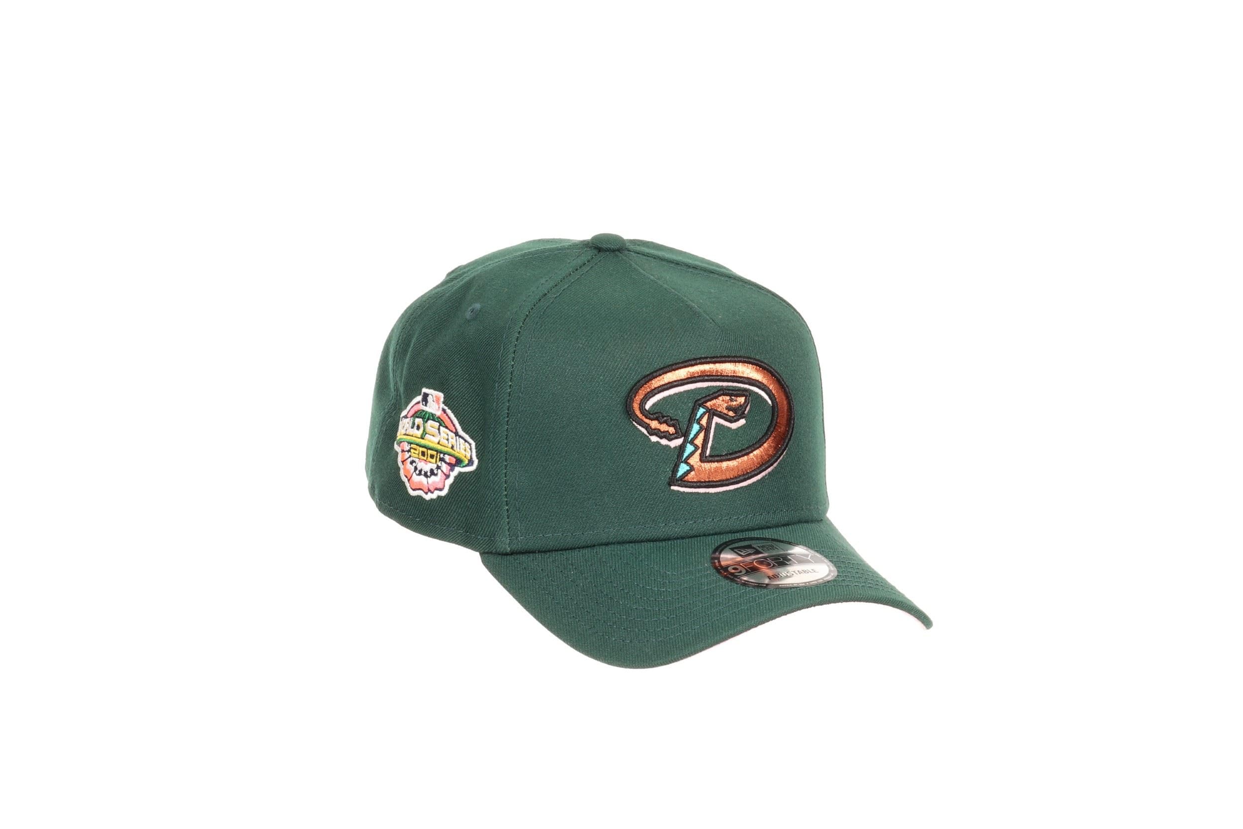 New Era Arizona Diamondbacks MLB World Series 2001 Sidepatch Dark Green 9Forty A-Frame Adjustable Cap โ image 1