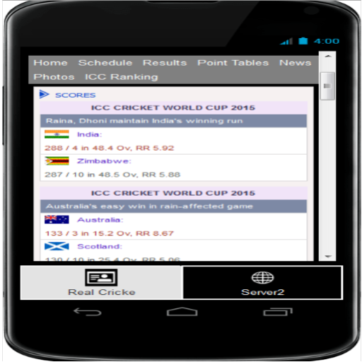Real Live Cricket Scores - App on Amazon Appstore