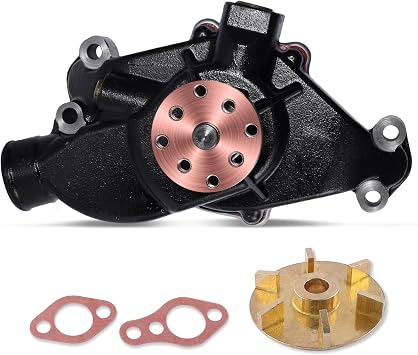 AULINK Sea Water Pump Original Bronze Impeller,C&U Bearing 8M0113734 3853850 8503991 For 4.3L 5.0L 5.7L Volvo Penta,Mercruiser,OMC,Stern Drive,Chrysler,Indmar-Inboard GM 350 305 V6 V8