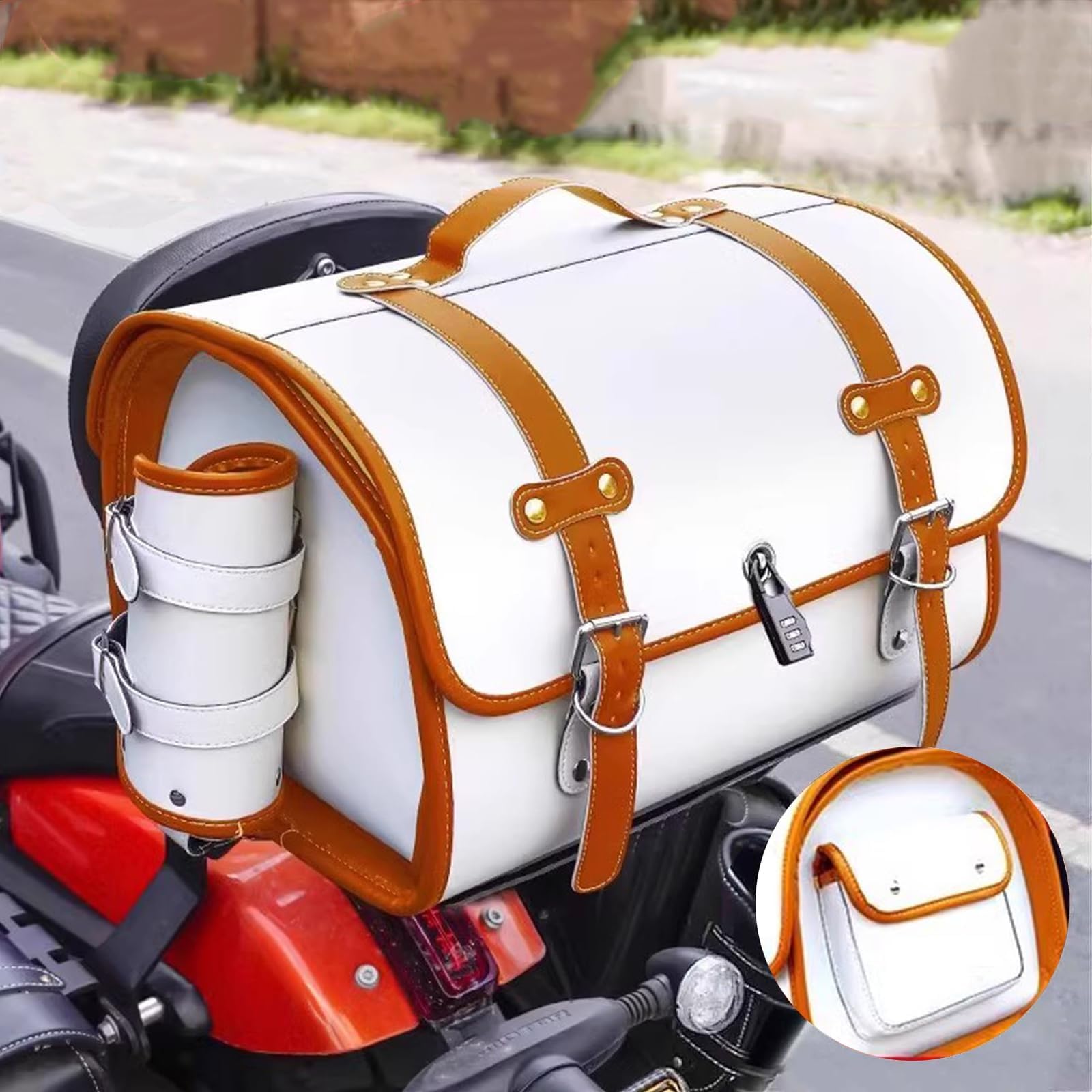Portachiavi In Pelle Scamosciata Per FANTIC CABALLERO FLAT TRACK 125/250/500 RALLY/SCRAMBLER – Lega Di Zinco + Pelle, Resistente Ed Elegante, Regalo Per Motociclisti