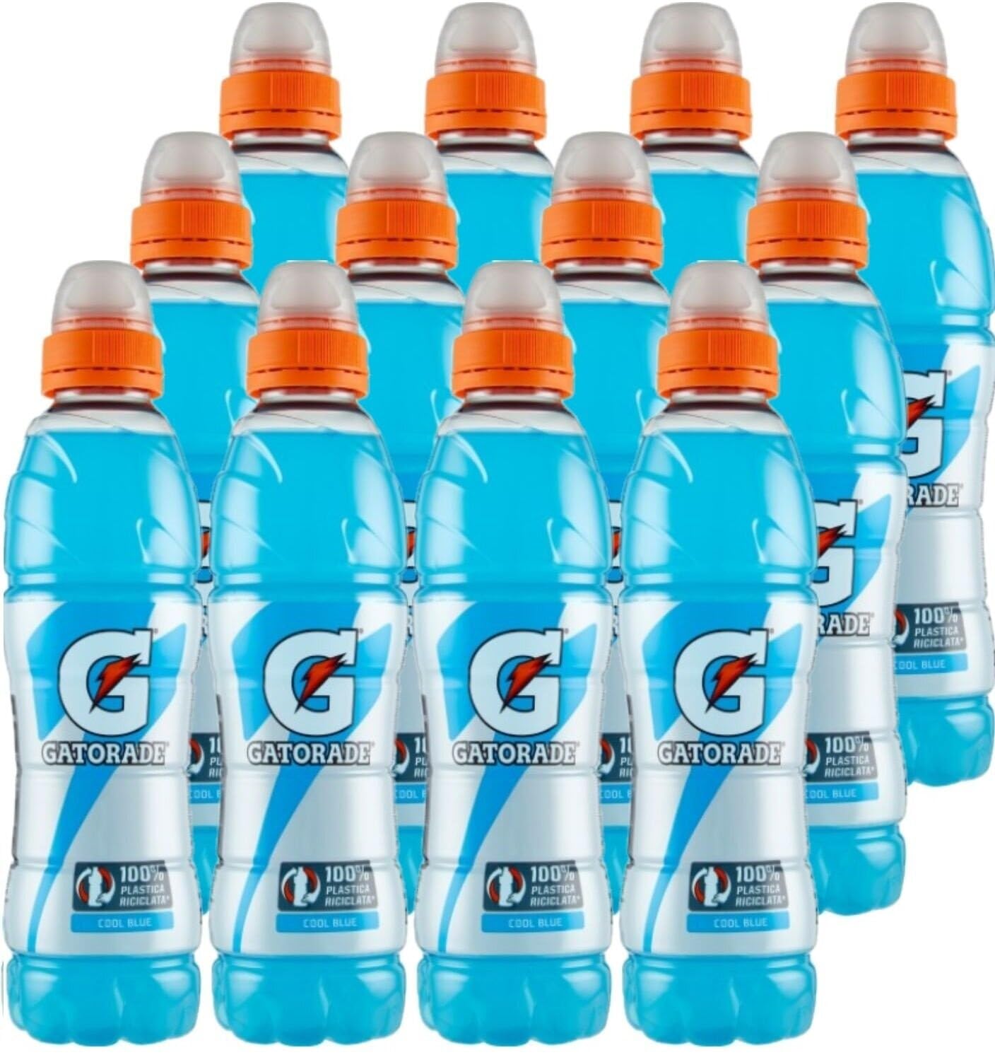 Italian Gourmet Gatorade Cool Blue - Bebida deportiva (24 × 500 ml) – Bebida electrolítica para energía y rendimiento – Bebida de hidratación para deportes + Polpa italiana gourmet