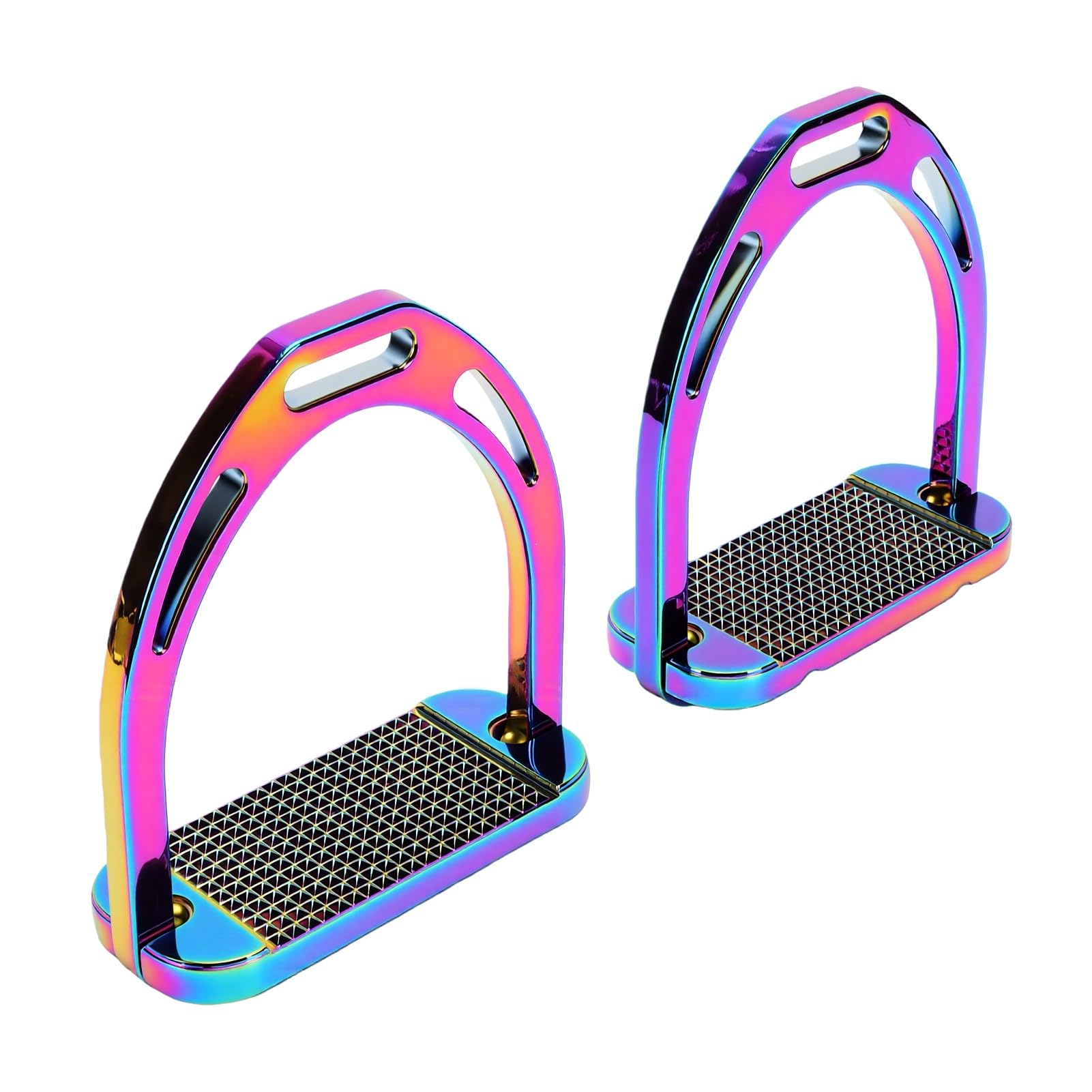 Luocute Étrier de Cheval, 120 Mm de Largeur Intérieure, électroplaqué
