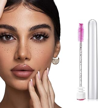 30 Pcs Eye Lash Brush, Mascara Spoolies Empty Mascara Tube and Wand, Eyelash Spoolies Eye Lash Brush, Suitable for Care Clean Eyes Lashs Combing Eyelashes Women Eyelash Brushes Spoolie