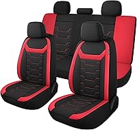 Vista 20 de CAROMOP Breathable Car Seat Cover 2 Front Seats, 3D Air Mesh Cloth Seat Covers for Cars, Universal Fit Automotive Car Interior Covers for SUV Vans