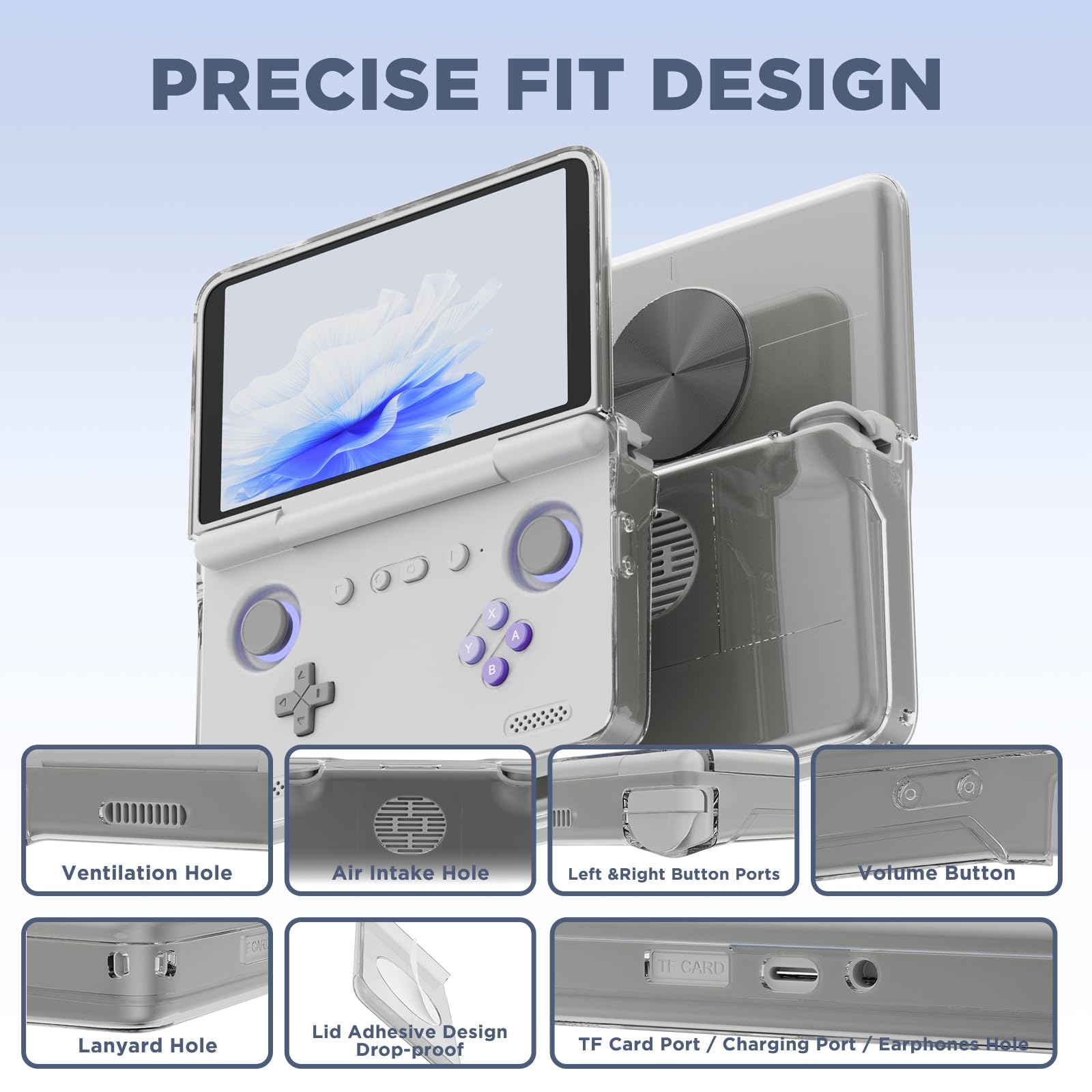 Amazon | Retroid Pocket Flip 2 レトロゲームコンソール保護ケース