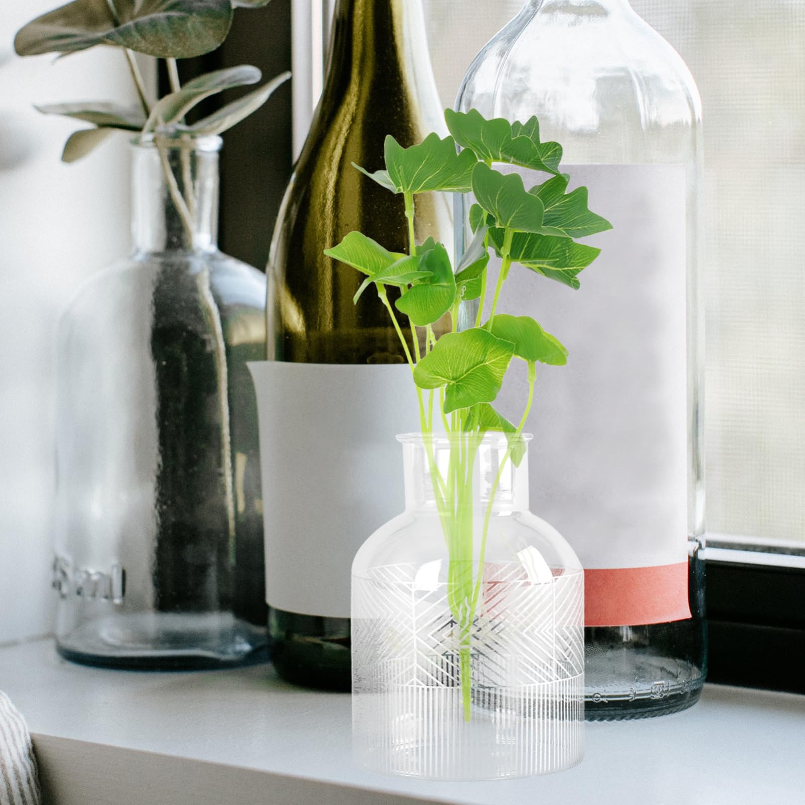 ABOOFAN 25 Pz Piante D'imitazione Decorazione Vegetale Finta Modello Di Pianta Acquatica Fornitura Acquario Mini Piante Artificiali Prato Verde Tavolo Da Pranzo Fiori Artificiali Plastica