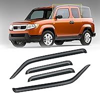 Vista 124 de Visera de ventana para Chevy Silverado 1500/GMC Sierra 1500/Avalanche/Suburban Crew Cab 2007-2013, protectores de lluvia, deflector de ventilación