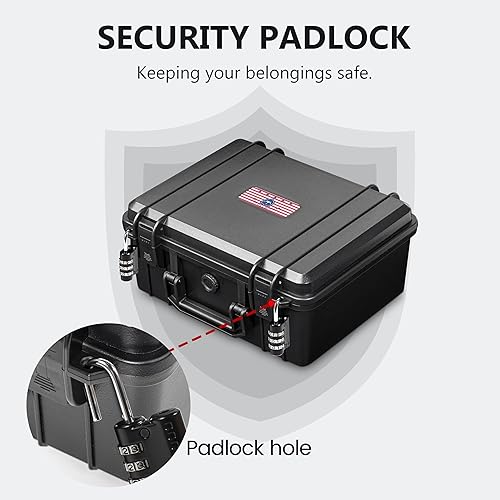 Miniatura 5 de Kinghardcase 75 Rounds Shotgun Shells Case - Caja de munición impermeable para viaje segura  especificaciones milimétricas - para escopeta de