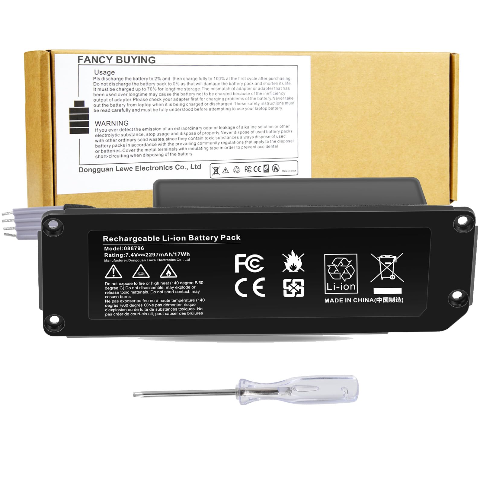 Photo 1 of Fancy Buying 2297mAh Replacement Battery for Bose Soundlink Mini 2