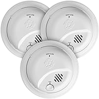 First Alert SMI100 Battery-Operated Smoke Alarm 3-Pack with Precision Detection - Easy Install, Nuisance-Free Alerts