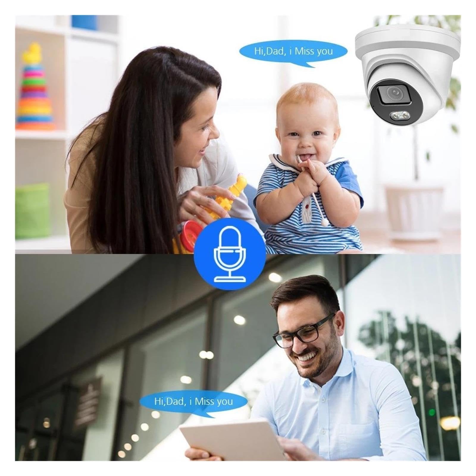 Sistema di telecamere di sicurezza CCTV 16CH 4K 8MP PoE
