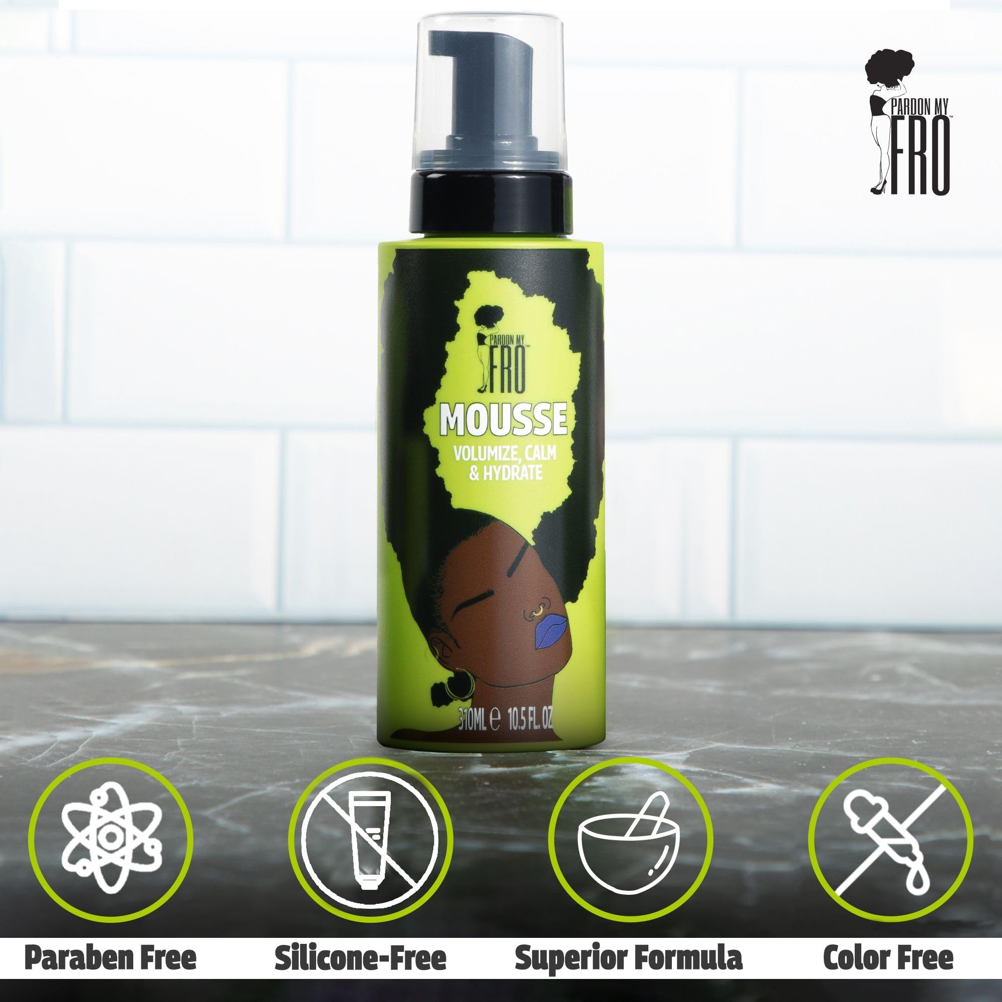 Pardon My Fro Mus utrwalający do włosów kręconych 300 ml