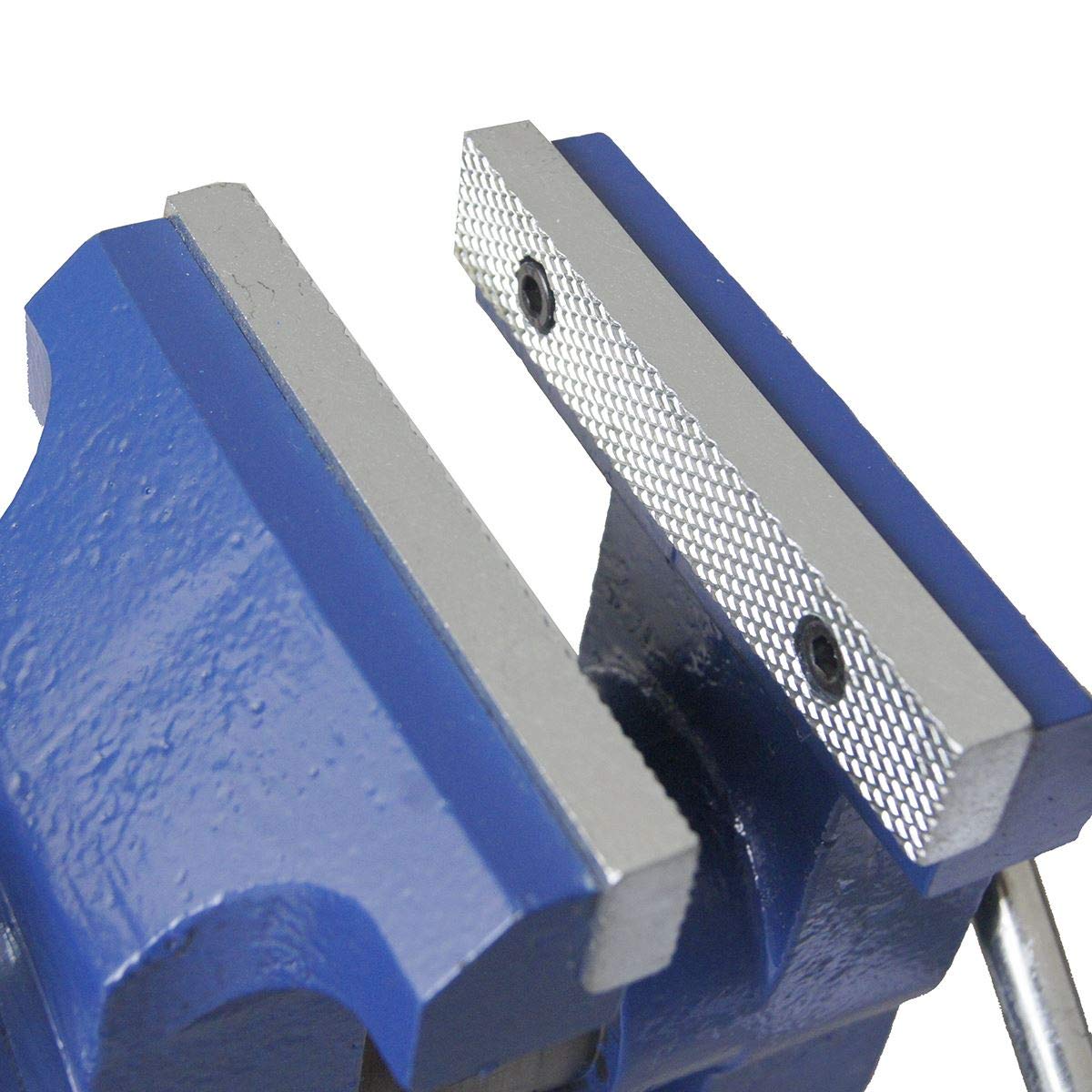 KATSU Morsa da Banco 5" 125 mm, Morsetto da Tavolo per Banco da Lavoro Multiuso con Base Girevole a 360 Gradi, per Meccanici e Ingegneri 402365