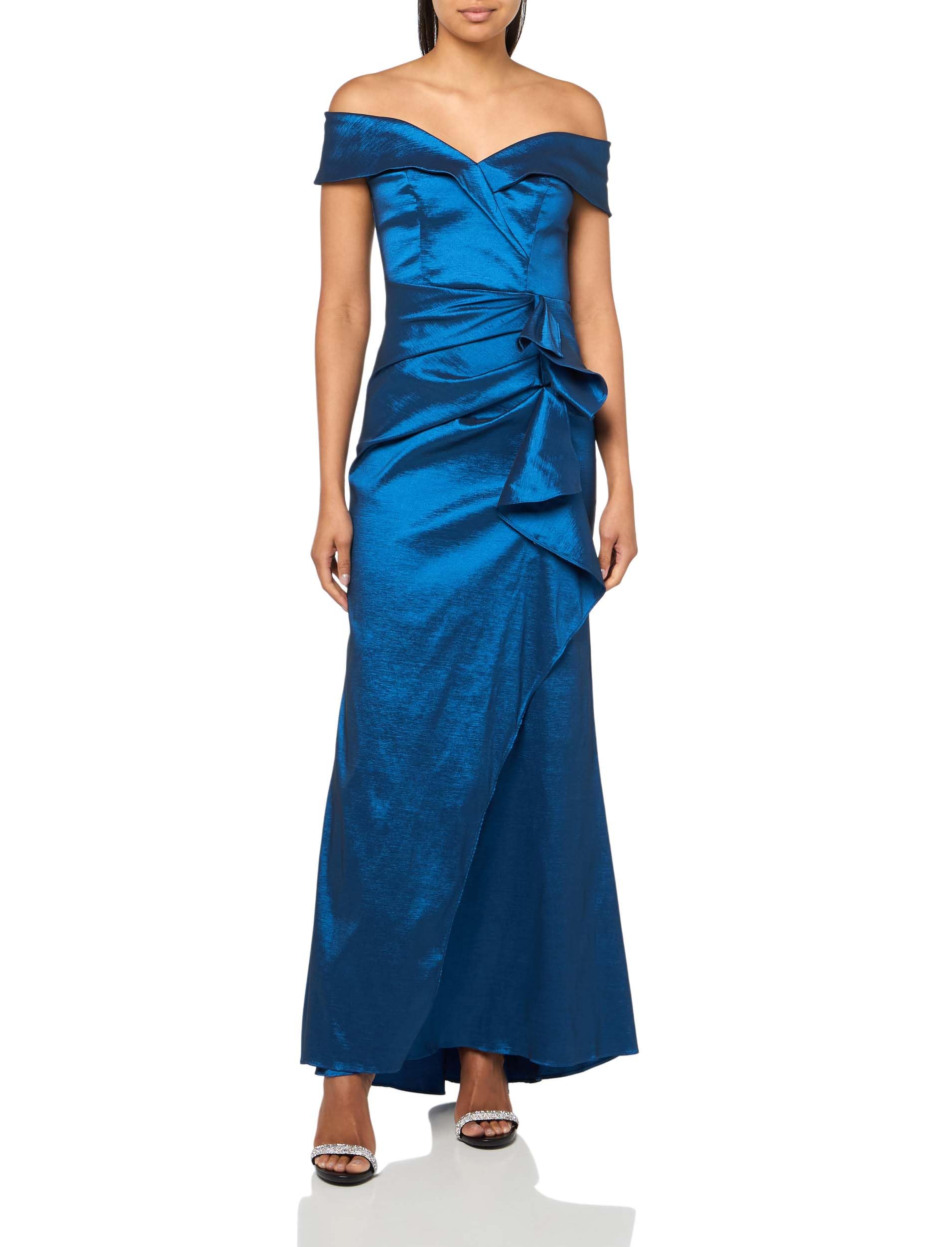 Xscape Women's 6416XA, Sapphire, 4