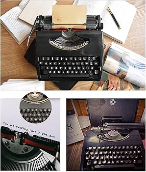 英文タイプライター Amazon.co.jp: ポータブル機械タイプライター、昔ながらの英語