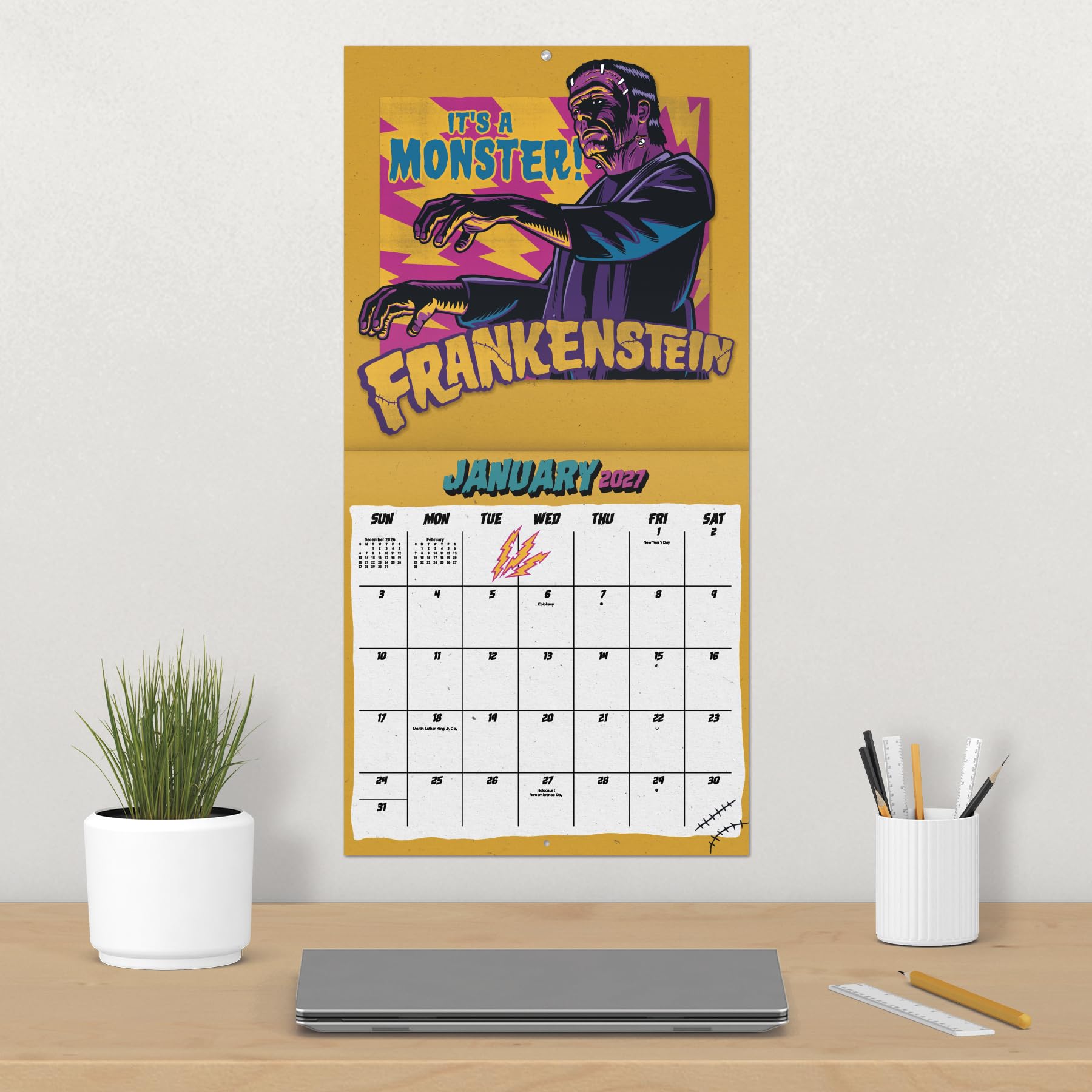 2027 Universal Monsters Wall Calendar