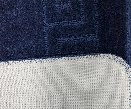 Miniatura 8 de Juego de tapetes de 3piezas, tapete rugoso para baño (20 pulgadas x 32 pulgadas), tapete grande (20 pulgadas x 20 pulgadas) más tapete para tapa,