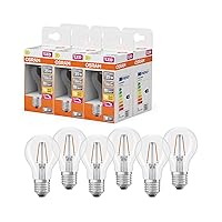 OSRAM Lampada LED Superstar A25 a forma di lampadina a filamento dimmerabile
