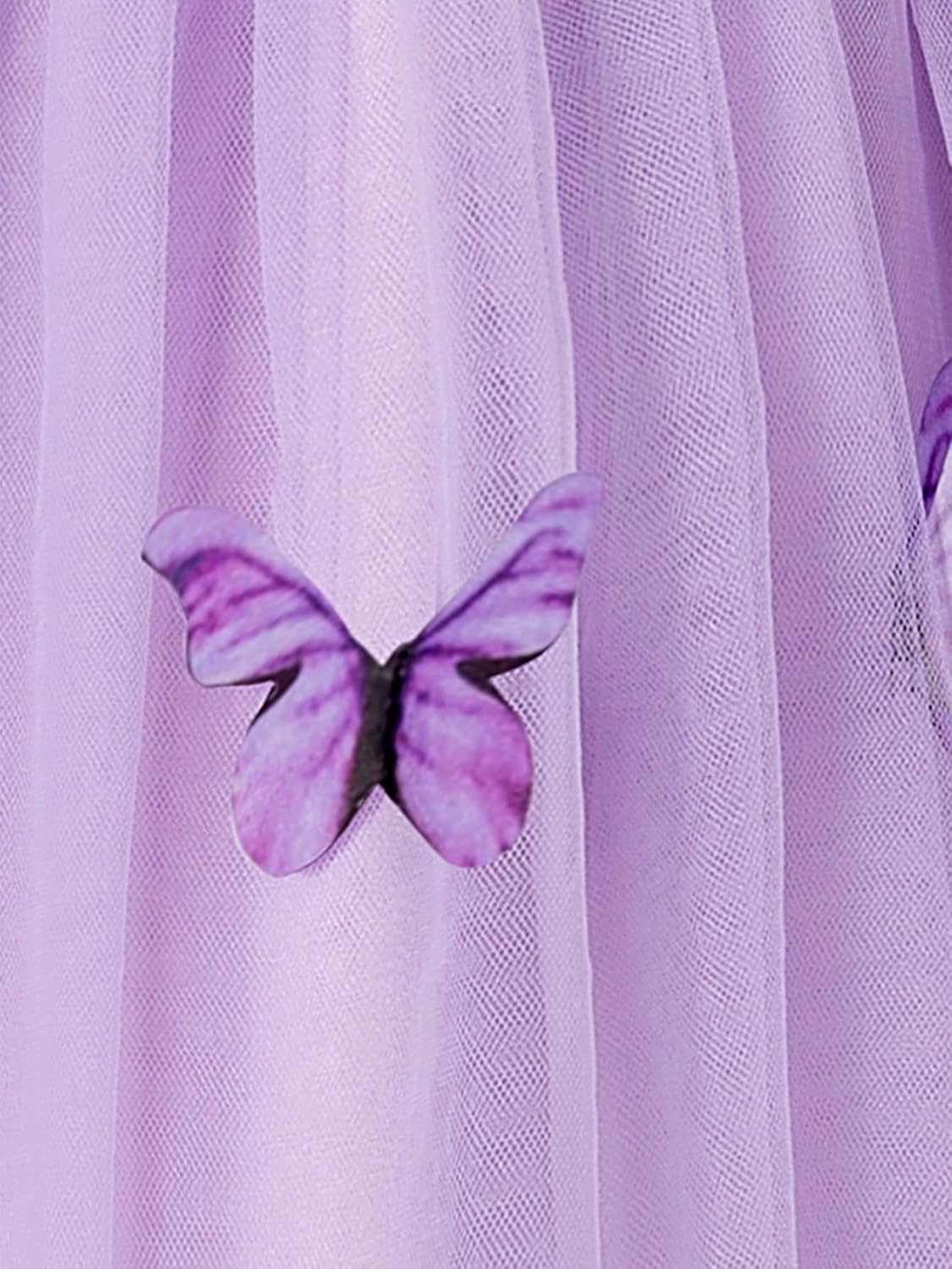 Girls Tulle Dress Toddler Flutter Sleeve Tutu Dress Summer Flower Birthday Party Princess Dresses - Image 7