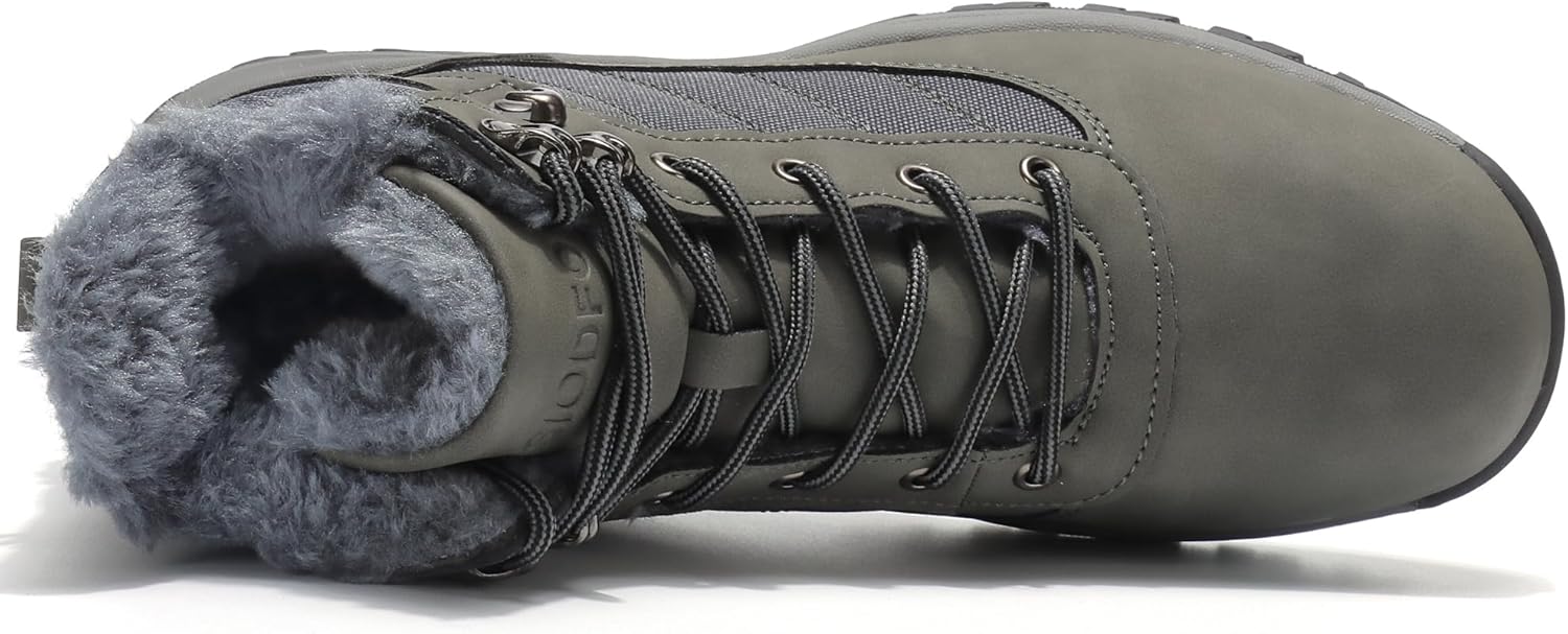 SKDOIUL Men's Winter Outdoor Snow Boots Shoes