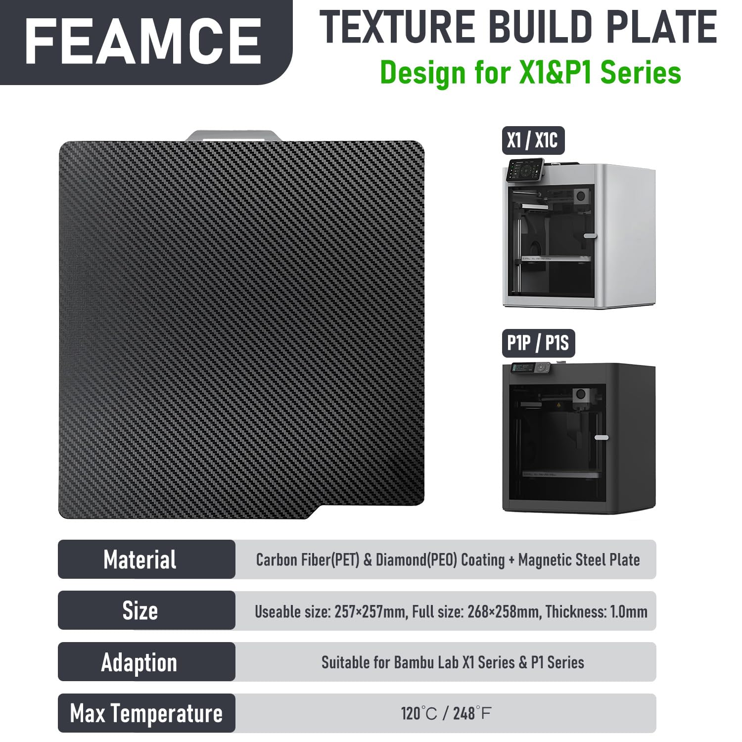 Amazon.co.jp: Bambu Lab X1/P1用 3Dプリンター テクスチャード