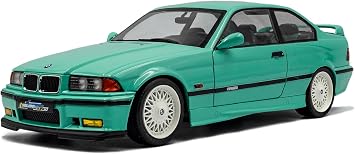 Solido Works 118 Scale BMW E36 M3 Coupe Mint Green 1991 Diecast Model Car S1803916