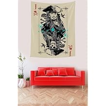 Pelangi Karayip Korsanlar  Jack Sparrow Joker Kuru Kafa Leke Tutmaz Kuma  Duvar  rt s  Duvar Hal s  Tapestry PNTR549, 140 x 230