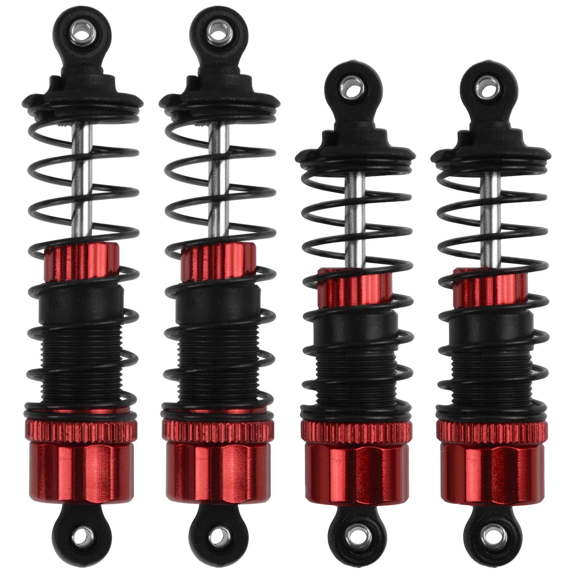 4Pack RC Car Shock Absorbers Metal Shocks Damper Compatible with