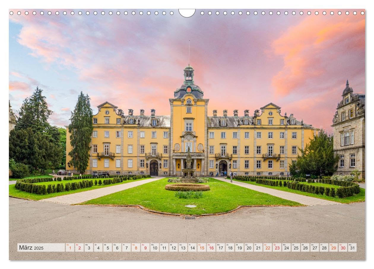 Bückeburg Impressionen (Wandkalender 2025 DIN A3 quer), CALVENDO Monatskalender: Ein fotografischer Rundgang durch das schöne Bückeburg (CALVENDO Orte)