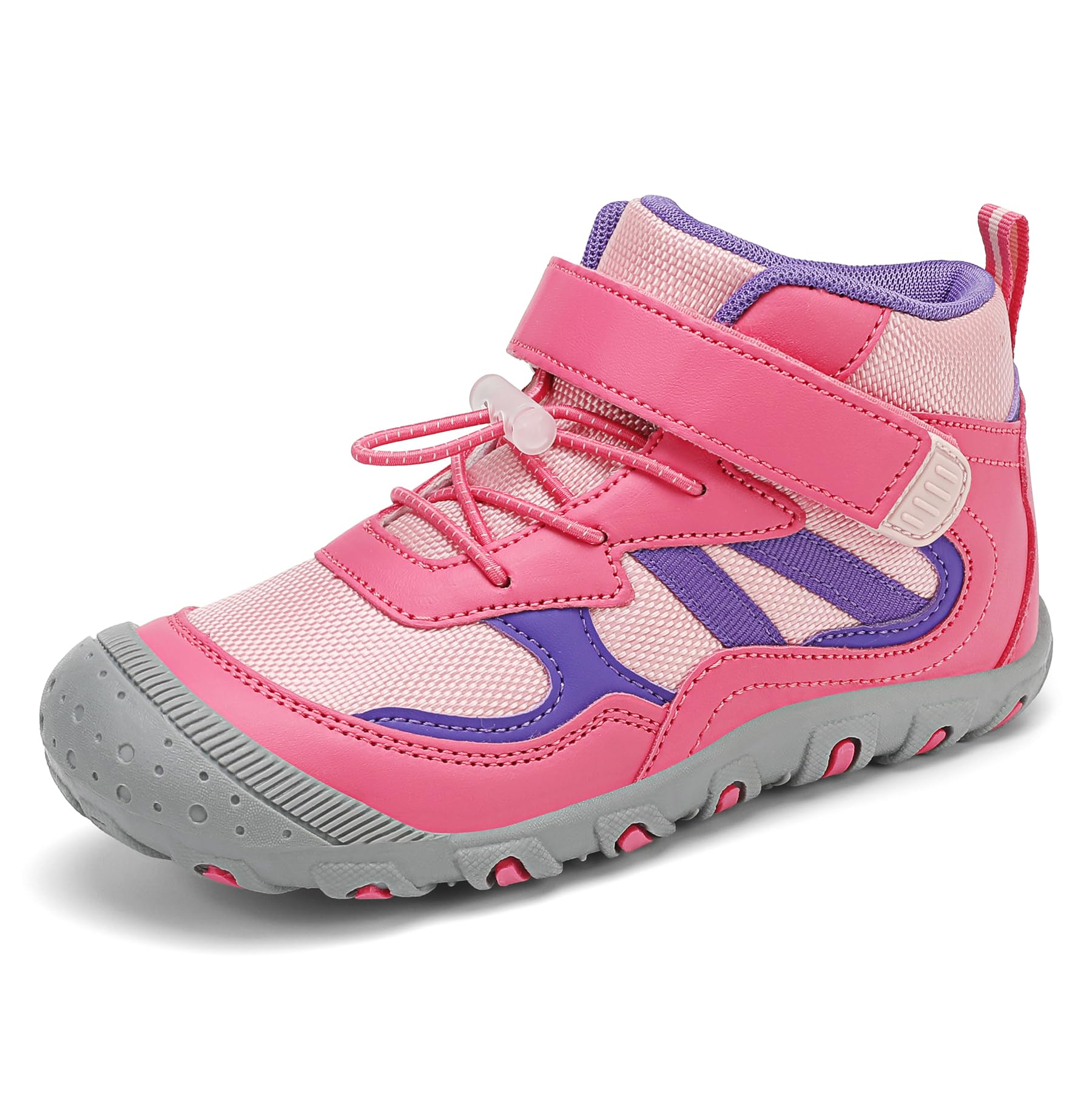 Wolidio Kids Hiking Boots Boys Girls Outdoor Ankle Boots Anti Collision Hiking Shoes for Toddler/Little Kid/Big Kid