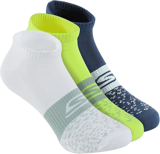 SKECHERS SOCKS - PACK OF 3 MENS NON TERRY LOW CUT