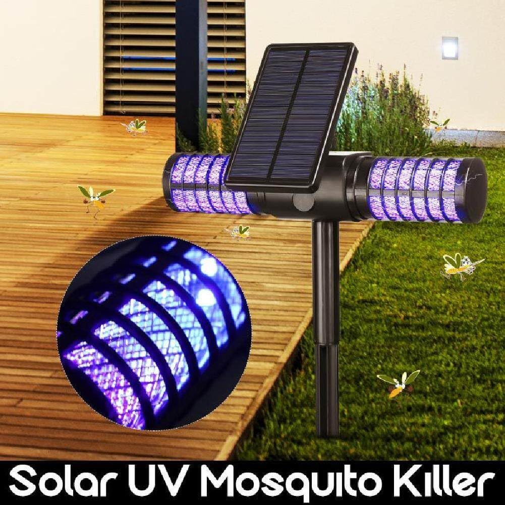 Repelente De Mosquitos con Energía Solar para Exteriores, Lámpara Trampa para Matar Insectos, Moscas, Mosquitos, USB, Luz para Patio, Césped Y Jardín, 1 Ud.