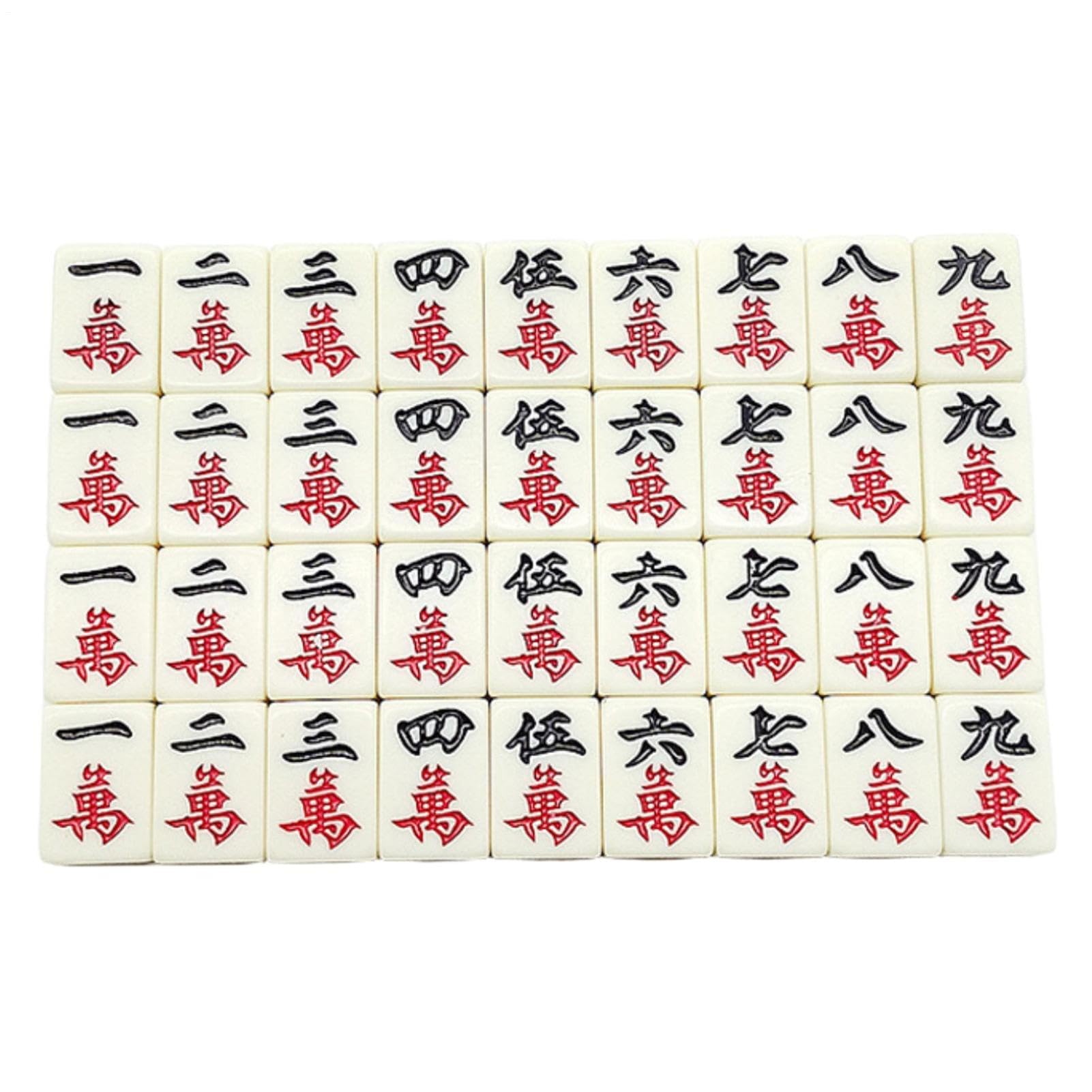 Mini Mahjong - Set da viaggio portatile con 144 tegole, da tavolo compatto composto da due , ideale per intrattenimento in famiglia, riunioni sociali, feste in casa,