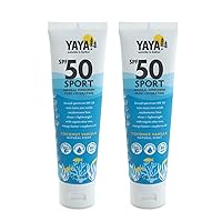 Vista 8 de YAYA ORGANICS Sport Mineral Sunscreen Lotion, SPF 50, apto para arrecifes, no nano óxido de zinc, resistente al agua, puro e hidratante, 3 onzas