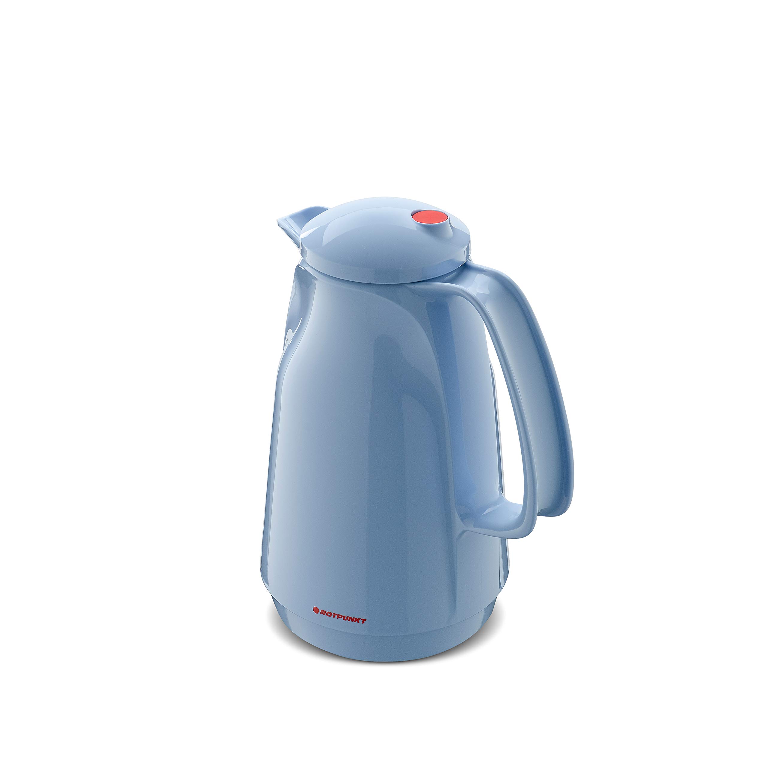 ROTPUNKT Thermos 225 Bella, 0,5 l, tappo a vite a doppia funzione, senza BPA, per bere sano, prodotto in Germania, caldo e freddo, inserto in vetro, baby smurf