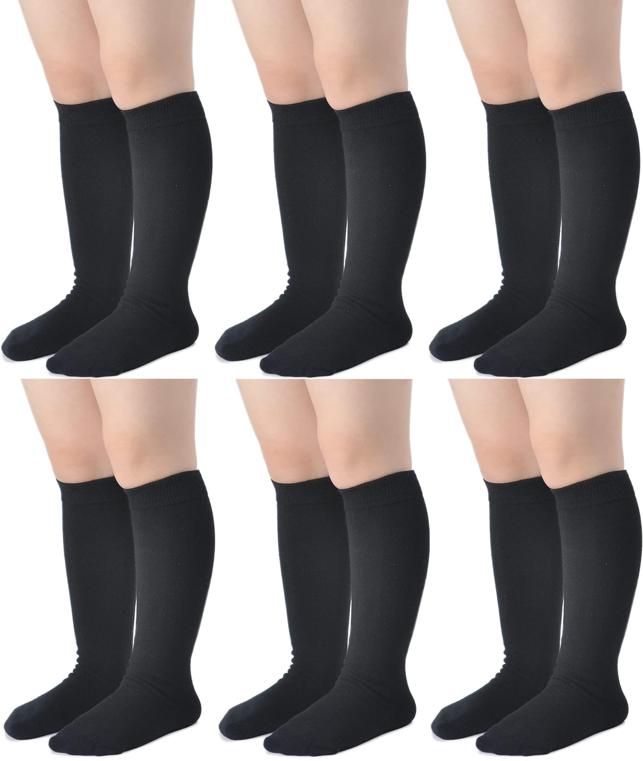 Thread Linens Lot De 6 Paires De Chaussettes Montantes En Coton