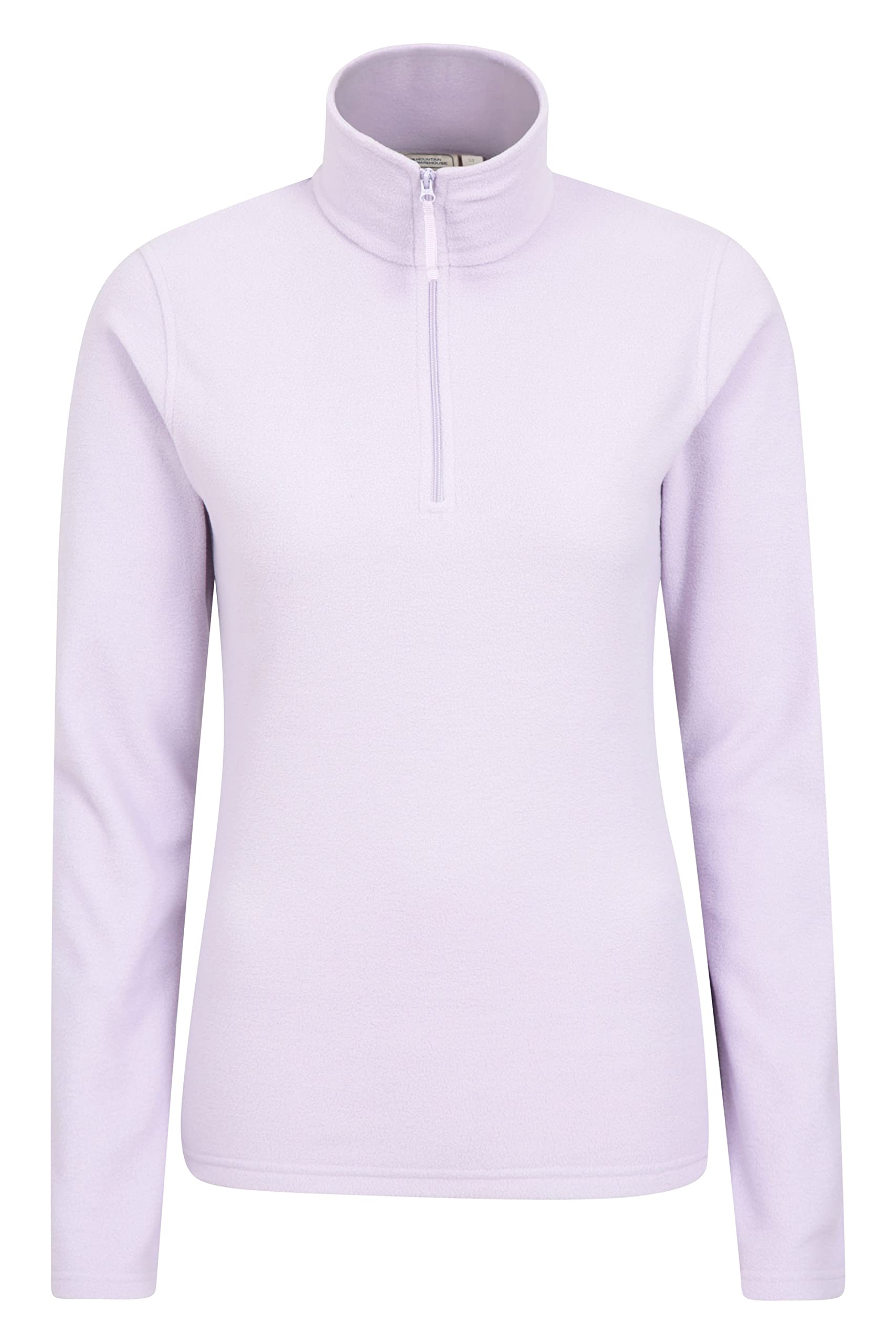 Mountain Warehouse Purple Camber Half Zip Women's Striped Fleece - Lightweight, Warm & Cosy Half Zip Sweatshirt Top - Best For Camping, Outdoors, Travelling & Hiking 2XL Xxl Plus