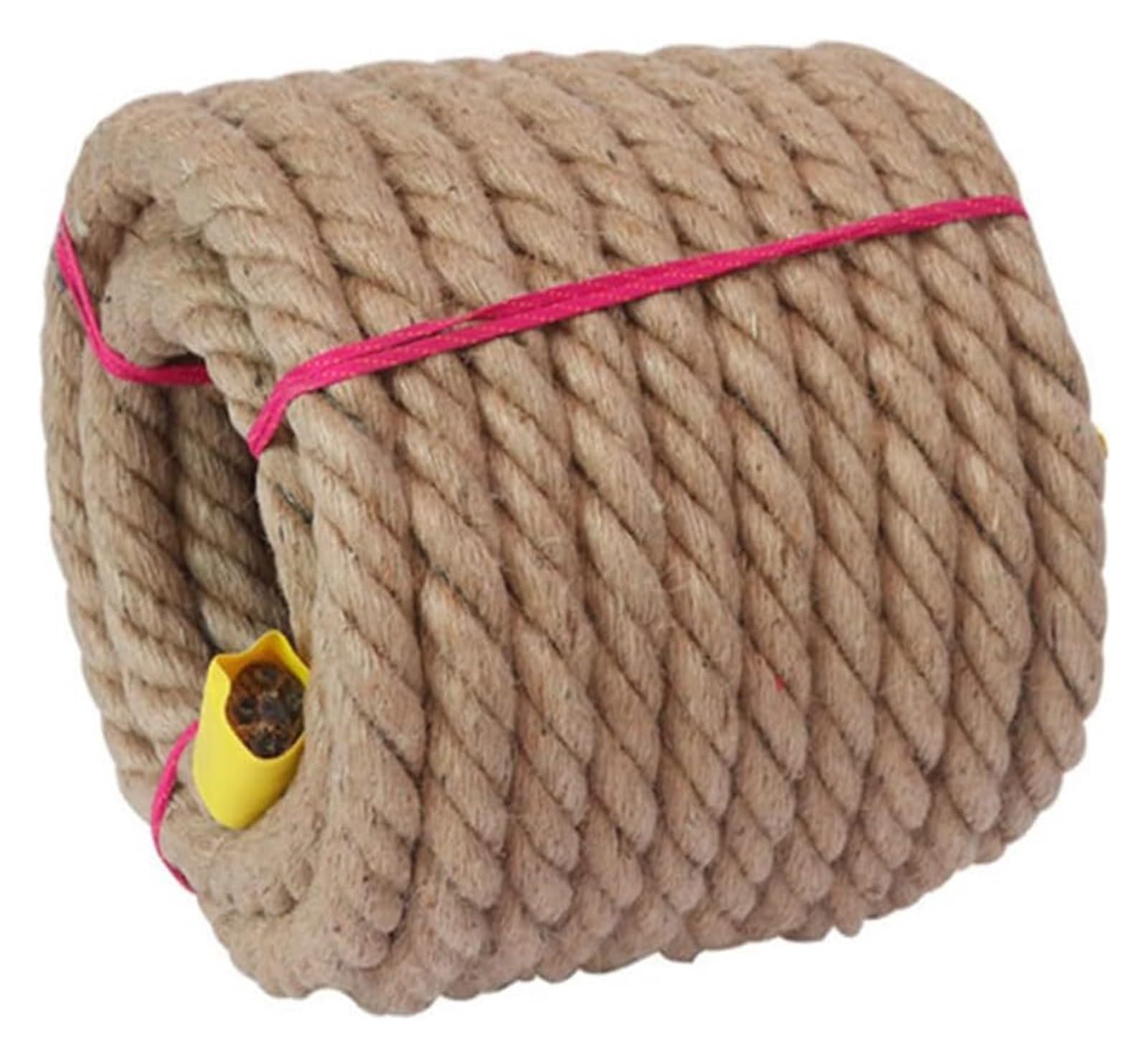 jute cord, 12MM Jute Hemp Rope, 4-Ply 10M Craft Garden Railings, Tug Of War(12MM 10M)