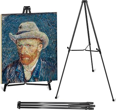 162cm - 64" Aluminium Telescoping Display Easel, Easel Stand for Display