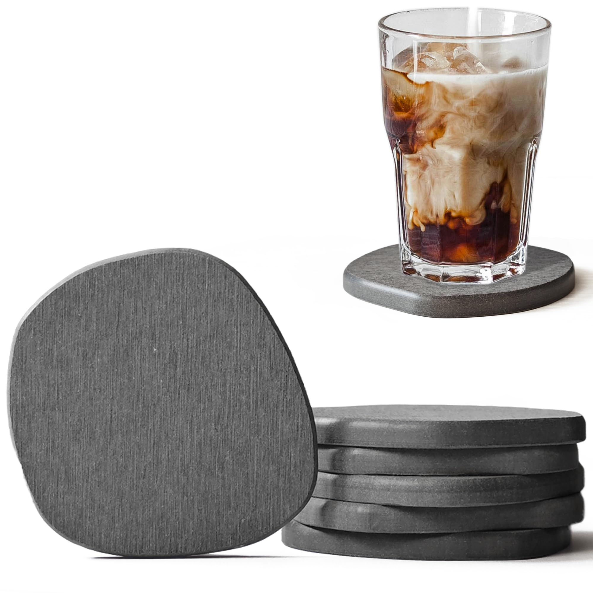 Amazon.com: Diatomaceous Earth Coasters Set of 6 for Drinks