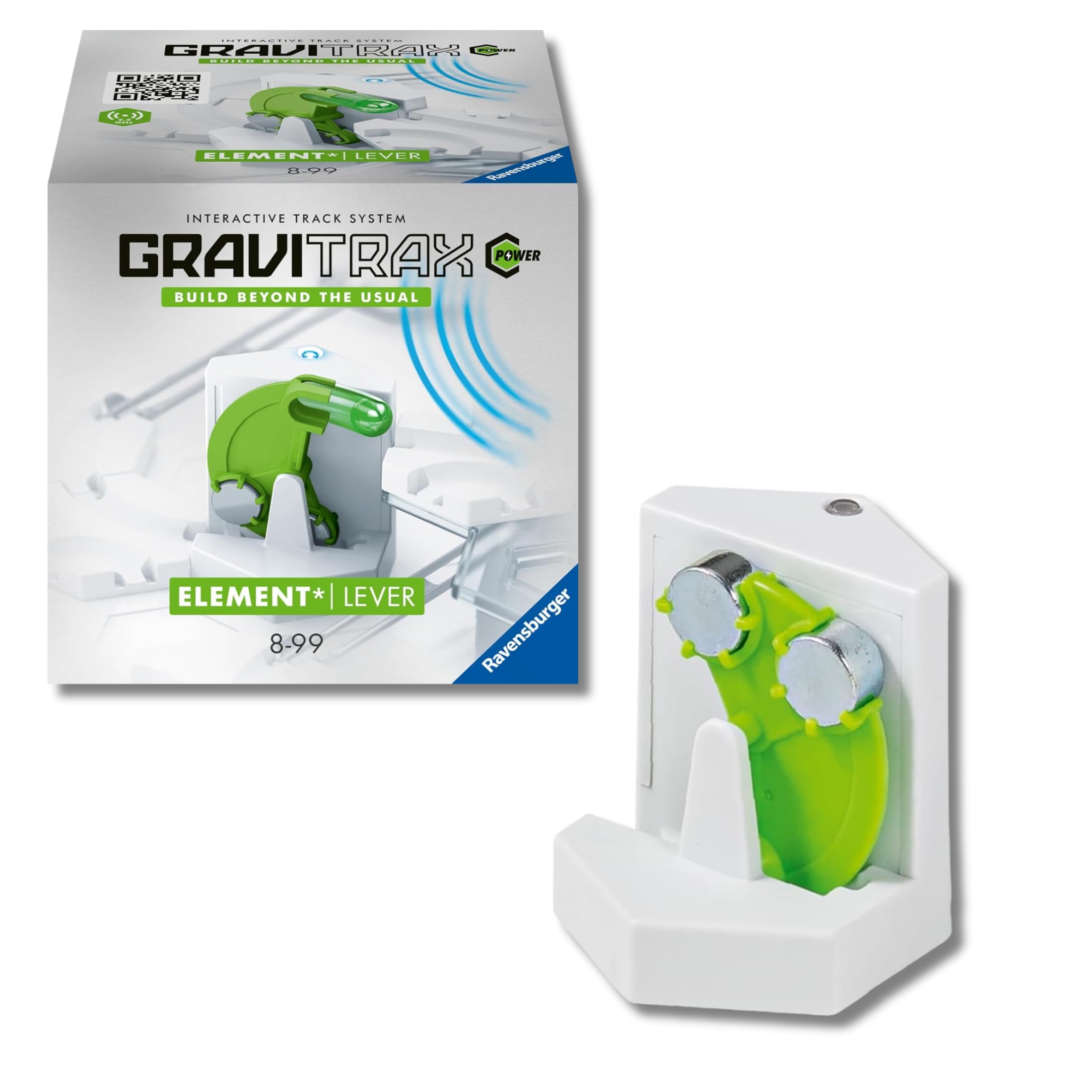 Ravensburger - Gravitrax Espansione Lever | Pista Biglie Con 1 Pezzi | Rompicapo Bambini Con Le Biglie | Giochi Bambino 8 Anni Maschio | Giochi Per Bambini Compatibili Con Tutti I Gravitrax