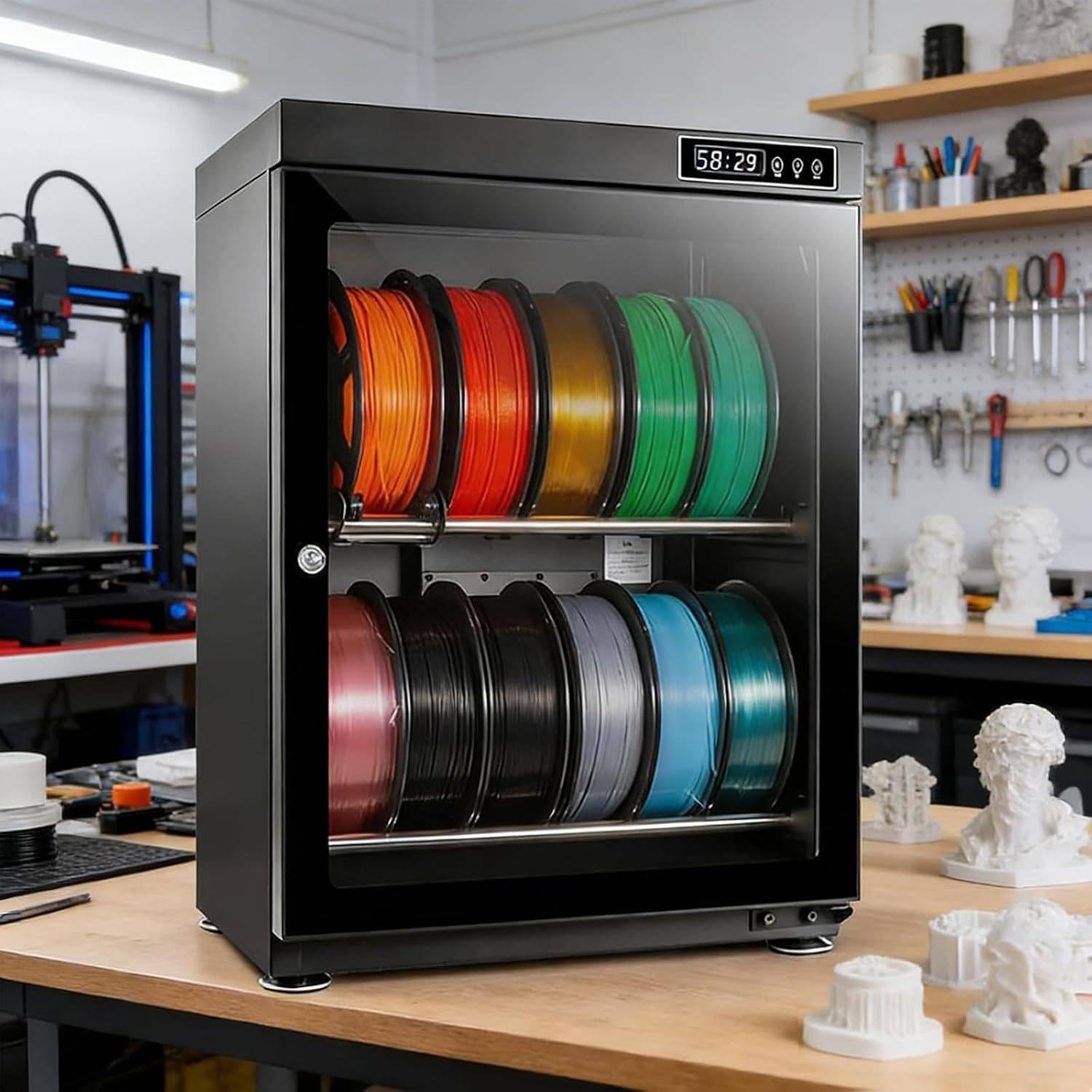 Boîte Rangement Séchage Filament 70L