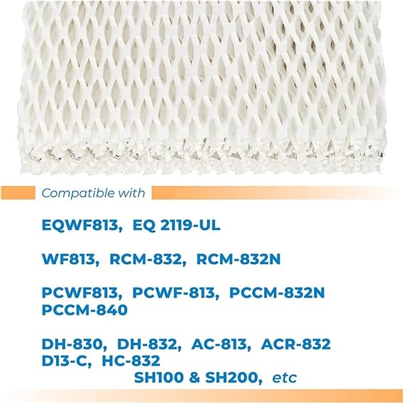 4-Pack Humidifier Filter Replacement, Compatible for Equate, Compatible for Relion, RCM-832,Compatible for Procare, PCWF813 PCCM-832N